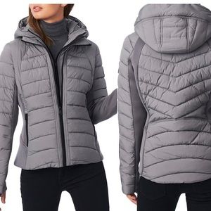 Bernardo Hooded Quilted Jacket